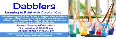 Dabblers: Adult Painting Class